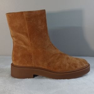 Vince kady tan suede low boot